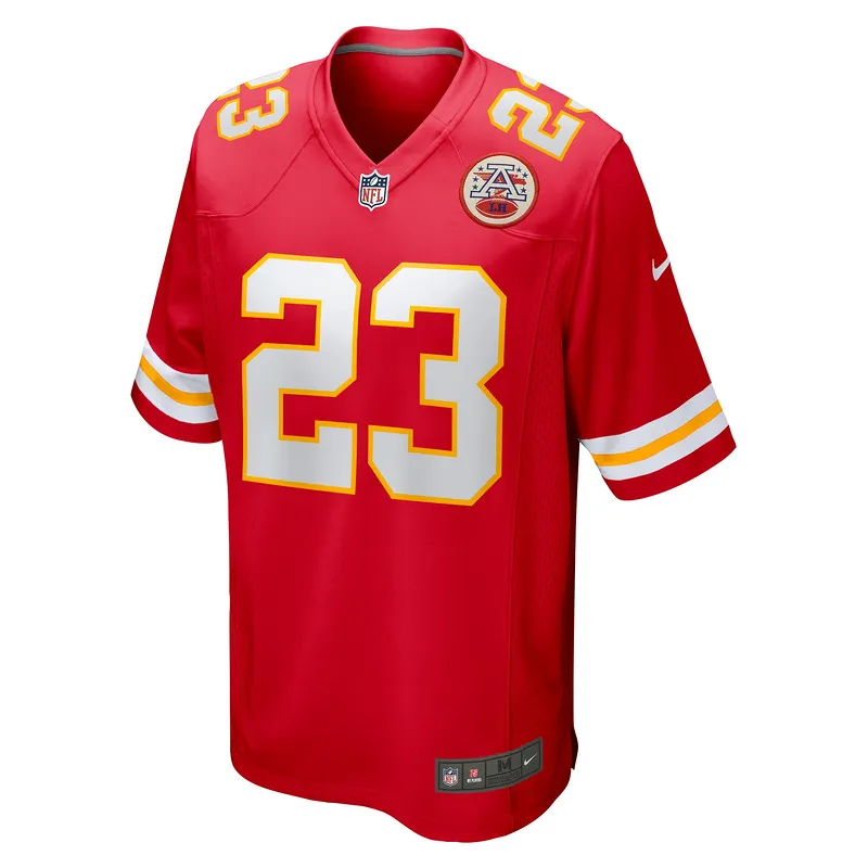 Men's Kansas City Chiefs Drue Tranquill Red Game Player Jersey