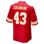 Men's Kansas City Chiefs Jack Cochrane Red Game Player Jersey