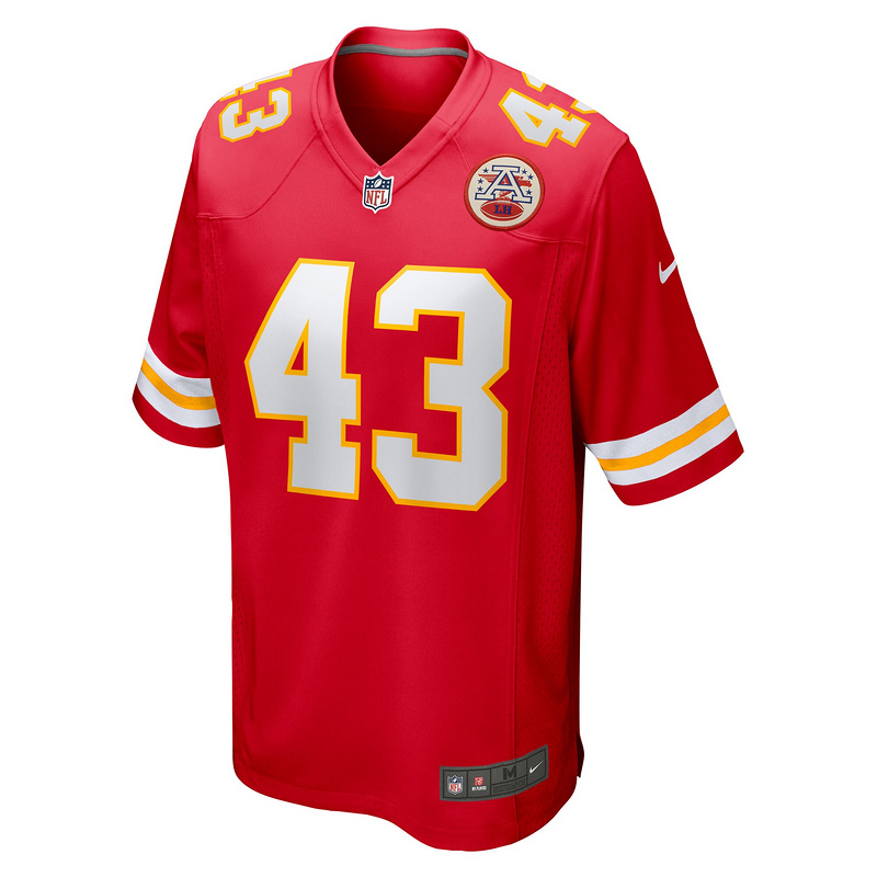 Men's Kansas City Chiefs Jack Cochrane Red Game Player Jersey