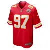 Men's Kansas City Chiefs Felix Anudike-Uzomah Red 2023 NFL Draft First Round Pick Game Jersey