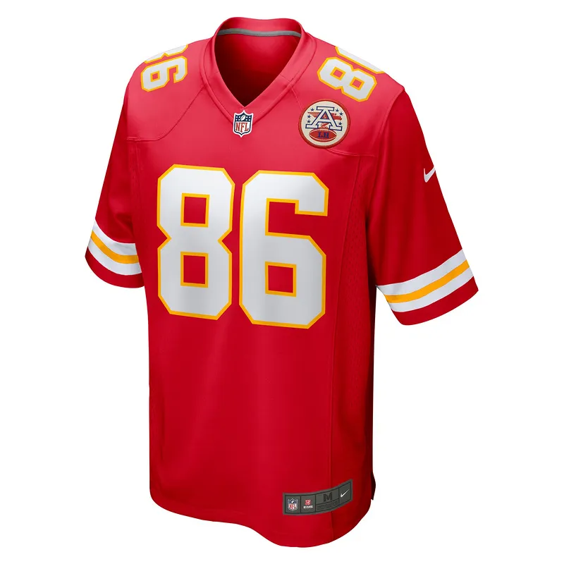 Men's Kansas City Chiefs Gerrit Prince Red Team Game Jersey