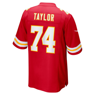 Men's Kansas City Chiefs Jawaan Taylor Red Game Player Jersey 02