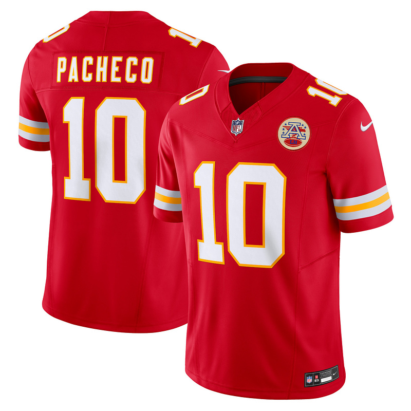 Men's Kansas City Chiefs Isiah Pacheco Red Vapor F.U.S.E. Limited Jersey