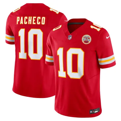 Men's Kansas City Chiefs Isiah Pacheco Red Vapor F.U.S.E. Limited Jersey 01