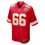 Men's Kansas City Chiefs Mike Caliendo Red Game Player Jersey