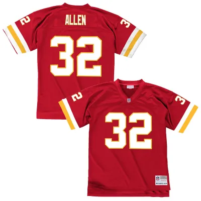 Men's Kansas City Chiefs Marcus AllenRed 1994 Retired Player Legacy Replica Jersey 01