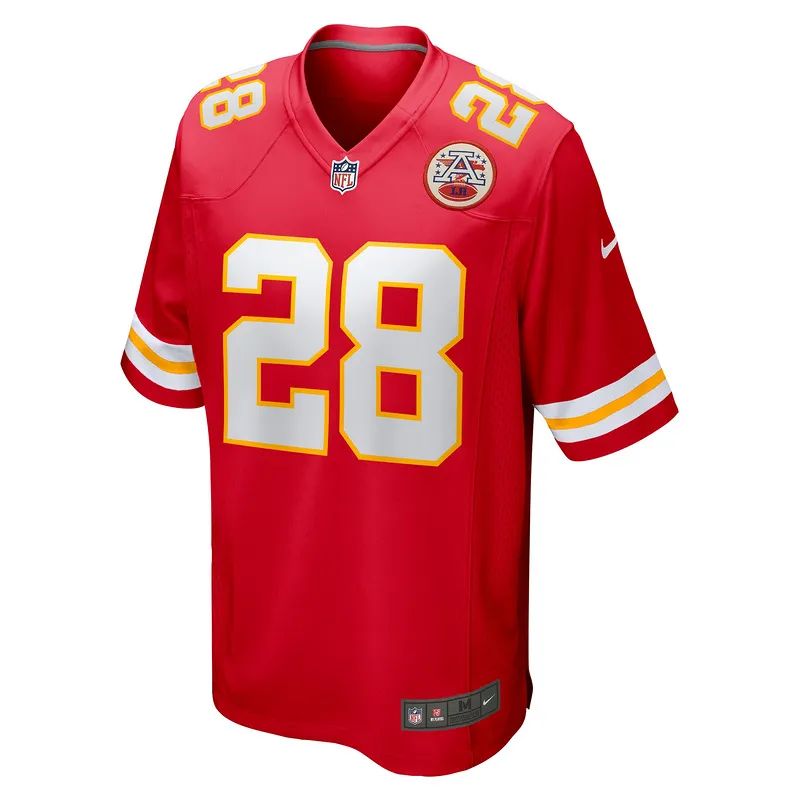 Men's Kansas City Chiefs Keith Taylor Red Team Game Jersey