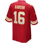 Men's Kansas City Chiefs Len Dawson Red Game Retired Player Jersey