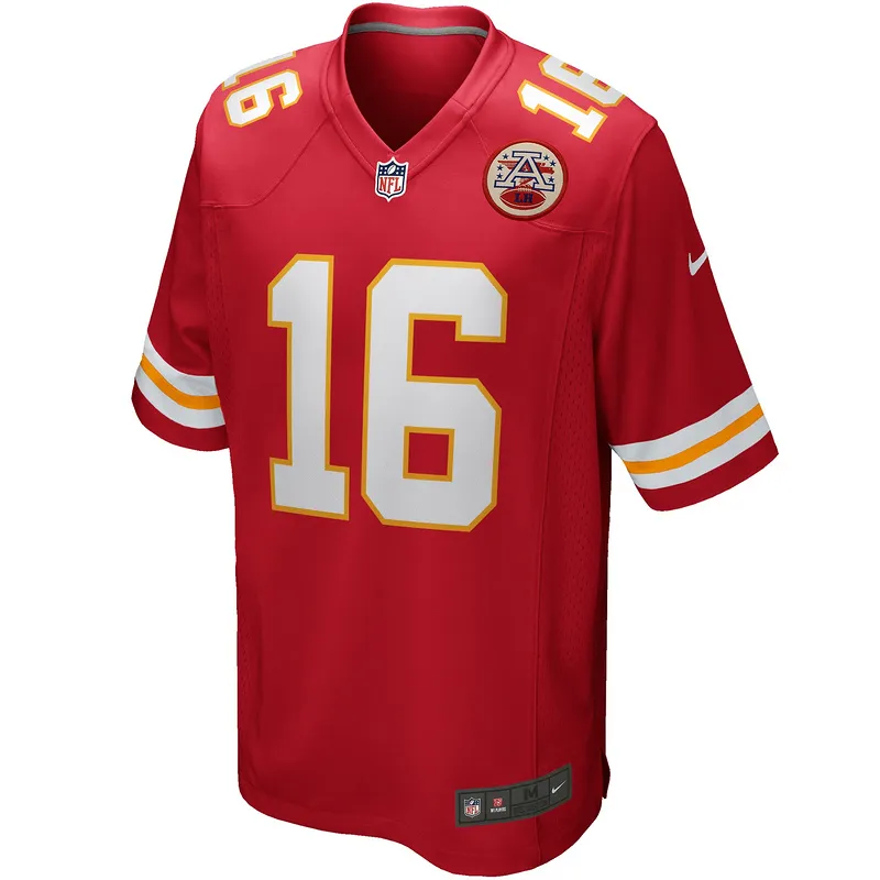 Men's Kansas City Chiefs Len Dawson Red Game Retired Player Jersey