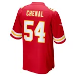 Men's Kansas City Chiefs Leo Chenal Red Game Player Jersey