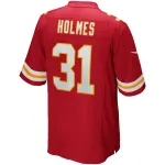 Men's Kansas City Chiefs Priest Holmes Red Game Retired Player Jersey