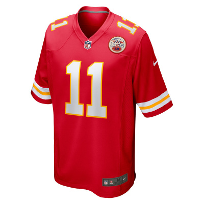 Men's Kansas City Chiefs Marquez Valdes-Scantling Red Game Jersey 02