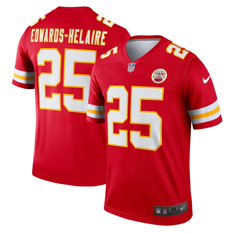 Men's Kansas City Chiefs Clyde Edwards-Helaire Red Legend Jersey