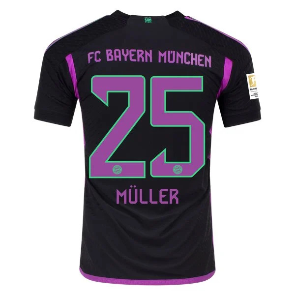 Bundesliga Men's Muller Bayern Munich Away Jersey 23/24