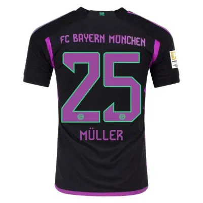 Bundesliga Men's Muller Bayern Munich Away Jersey 23/24 01