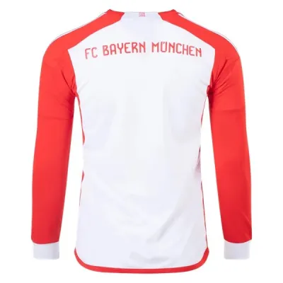 Bundesliga Men's Replica Bayern Munich Long Sleeve Home Jersey 23/24 02