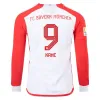 Bundesliga Men's Replica Kane Bayern Munich Long Sleeve Home Jersey 23/24