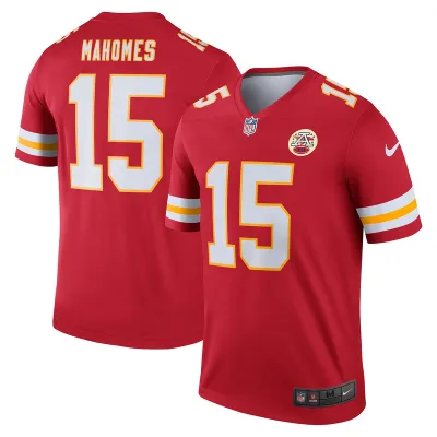 Men's Kansas City Chiefs Patrick Mahomes Red Legend Jersey 01