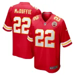 Men's Kansas City Chiefs Trent McDuffie Red Game Jersey