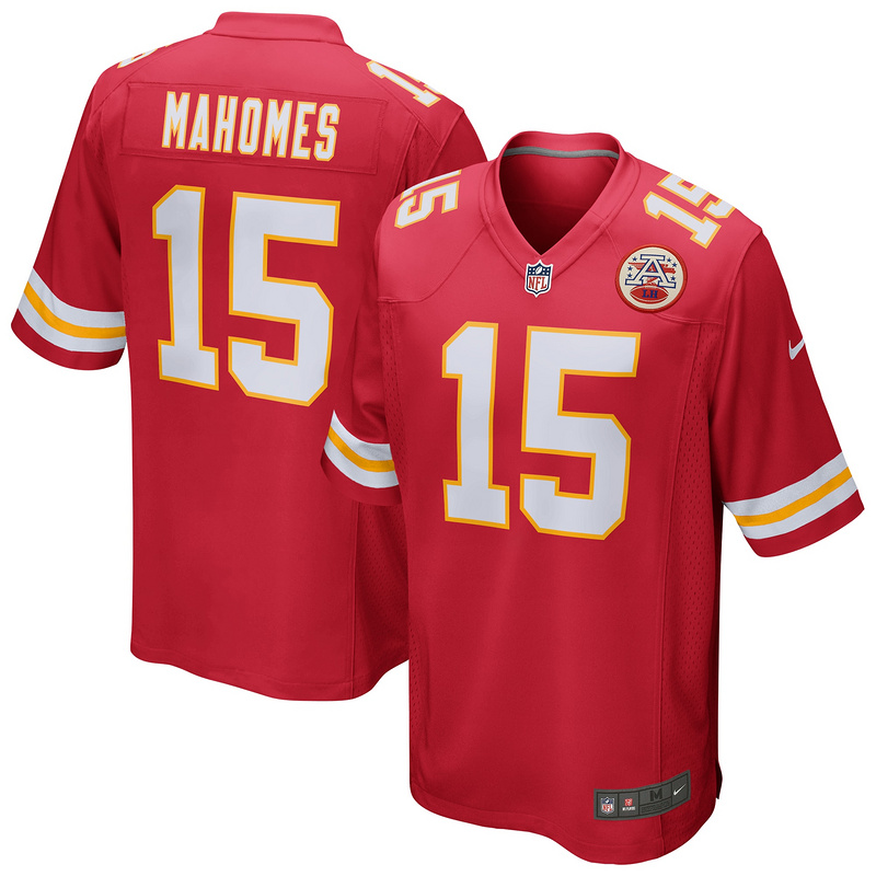 Men's Kansas City Chiefs Patrick Mahomes Red Game Jersey