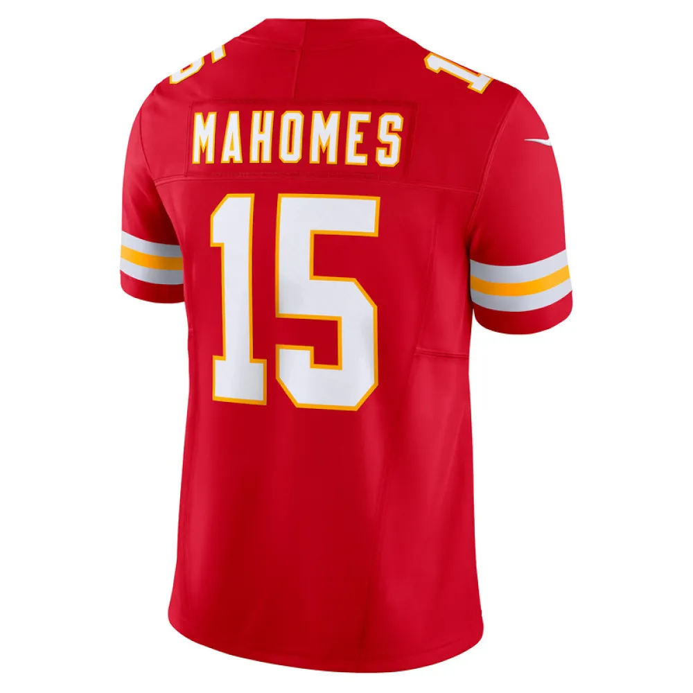 Men's Kansas City Chiefs Patrick Mahomes Red Vapor F.U.S.E. Limited Jersey