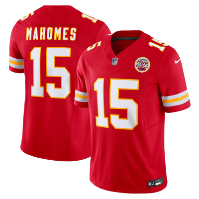 Men's Kansas City Chiefs Patrick Mahomes Red Vapor F.U.S.E. Limited Jersey 01