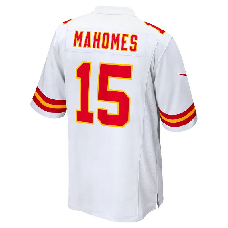 Men's Kansas City Chiefs Patrick Mahomes White Game Jersey