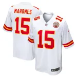 Men's Kansas City Chiefs Patrick Mahomes White Game Jersey
