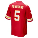 Men's Kansas City Chiefs Tommy Townsend Red Game Jersey