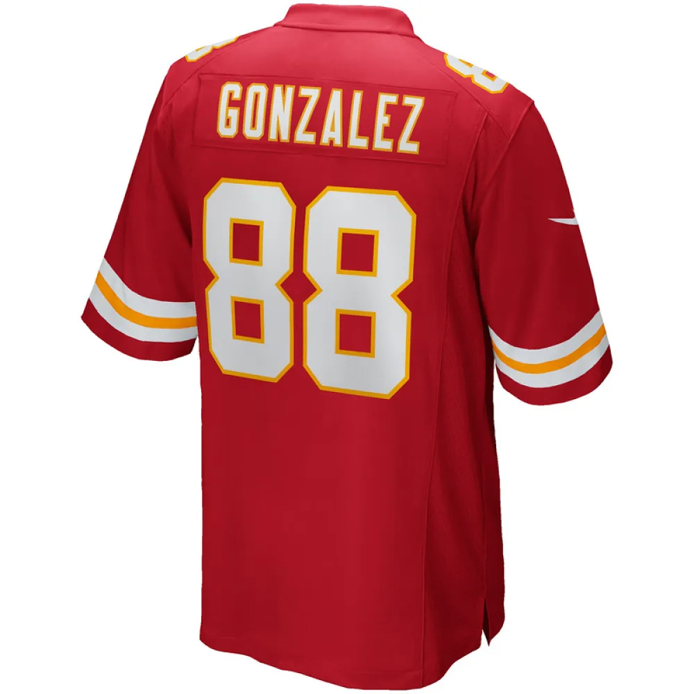Men's Kansas City Chiefs Tony Gonzalez Red Game Retired Player Jersey