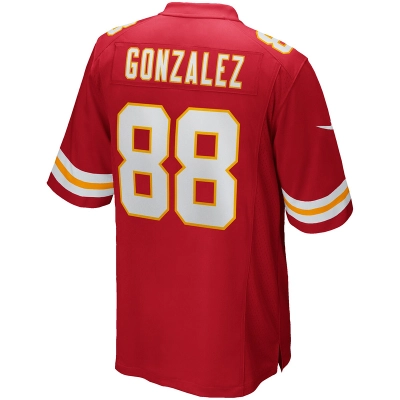 Men's Kansas City Chiefs Tony Gonzalez Red Game Retired Player Jersey 02