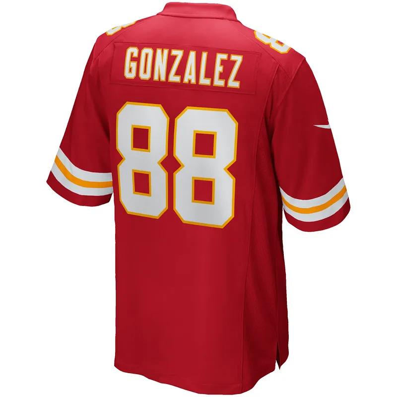 Men's Kansas City Chiefs Tony Gonzalez Red Game Retired Player Jersey