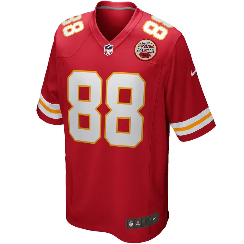 Men's Kansas City Chiefs Tony Gonzalez Red Game Retired Player Jersey