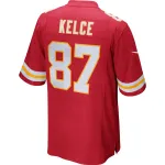 Men's Kansas City Chiefs Travis Kelce Red Game Jersey