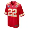 Men's Kansas City Chiefs Trent McDuffie Red Super Bowl LVIII Game Jersey