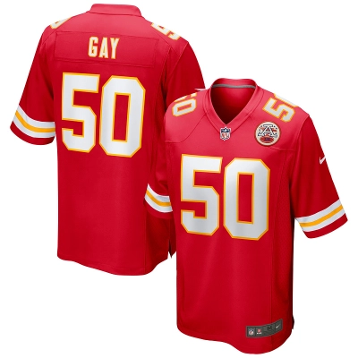 Men's Kansas City Chiefs Willie Gay Red Game Jersey 01
