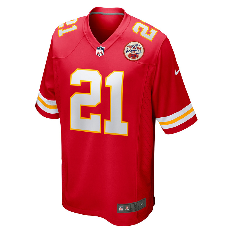 Men's Kansas City Chiefs Trent McDuffie Red Player Game Jersey
