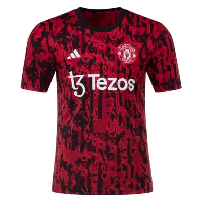 Premier League Manchester United Pre Match Training Jersey 23/24 01