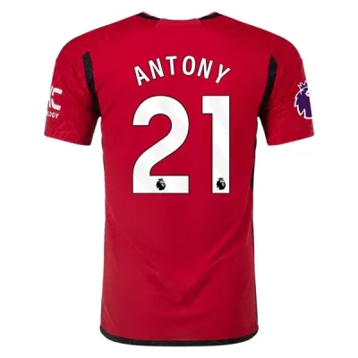 Premier League Antony Manchester United Home Jersey 23/24 01