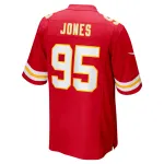 Men's Kansas City Chiefs Chris Jones Red Super Bowl LVIII Game Jersey