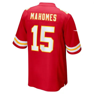 Men's Kansas City Chiefs Patrick Mahomes Red Super Bowl LVIII Game Jersey 02