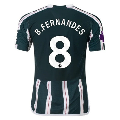 Premier League B. Fernandes Manchester United Away Jersey 23/24 01