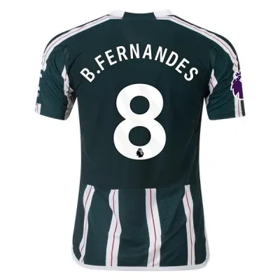 Premier League B. Fernandes Manchester United Away Jersey 23/24 01
