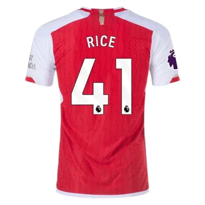 Premier League Rice Arsenal Home Jersey 23/24 01