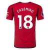 Premier League Casemiro Manchester United Home Jersey 23/24