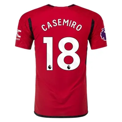 Premier League Casemiro Manchester United Home Jersey 23/24 01