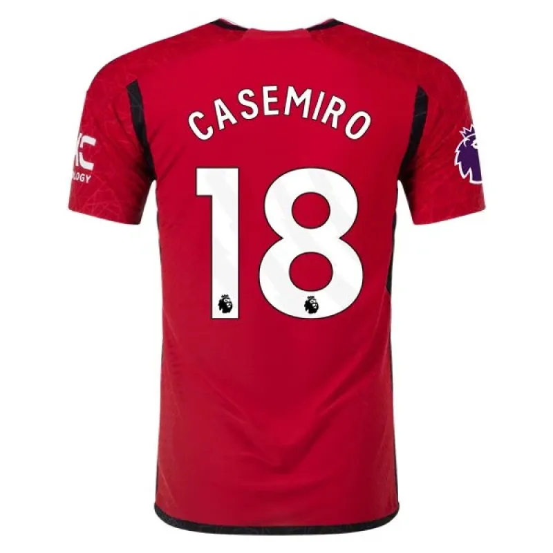 Premier League Casemiro Manchester United Home Jersey 23/24