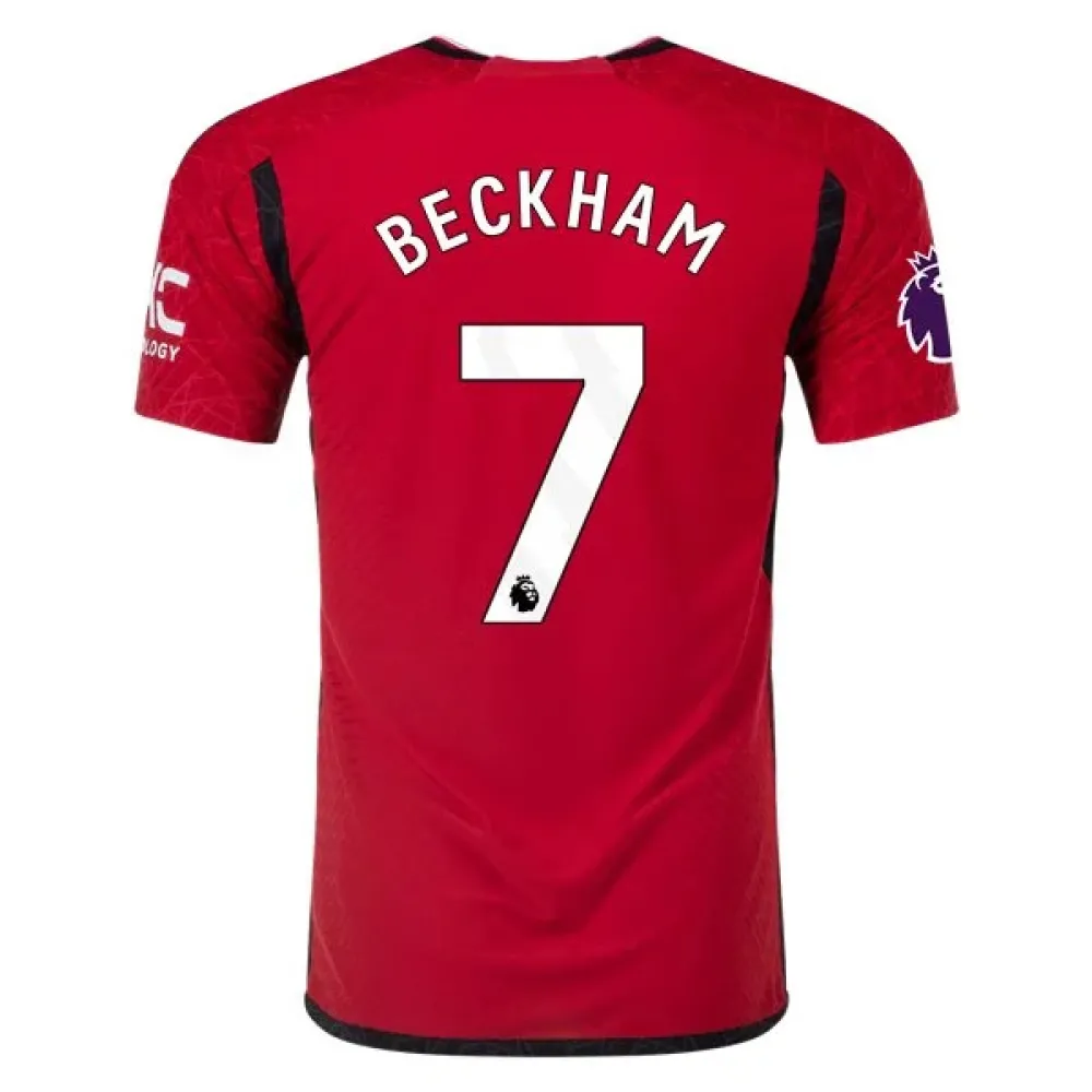 Premier League David Beckham Manchester United Home Jersey 23/24