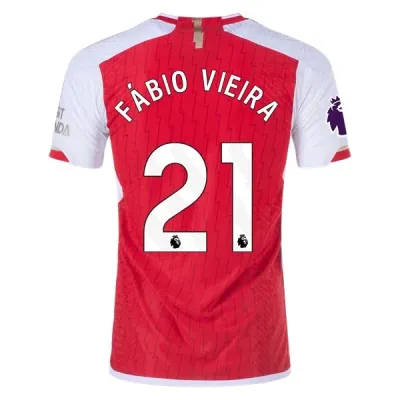 Premier League Fabio Vieira Arsenal Home Jersey 23/24 01
