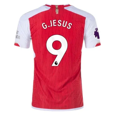 Premier League G. Jesus Arsenal Home Jersey 23/24 01